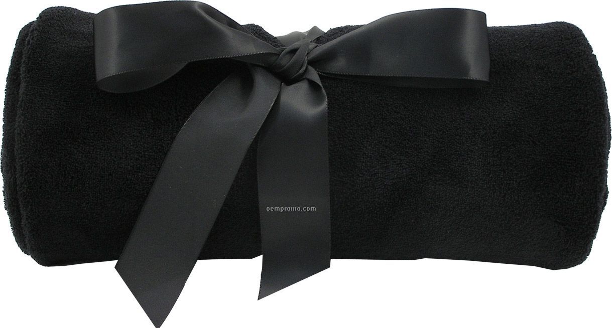 Luxury Plush Blanket W/ Ribbon (Blank)