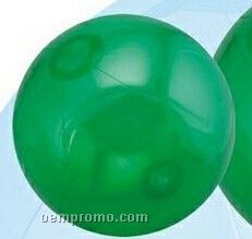 6" Inflatable Translucent Green Beach Ball