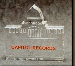 Acrylic Paperweight Up To 16 Square Inches / Capitol Building