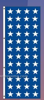 America Forever Rotator Flag Drape (Blue/White Stars)