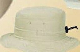 Cotton Twill Safari Hat With Crown Toggle