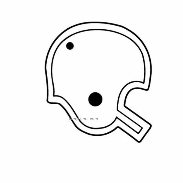 Stock Shape Collection Helmet 3 Key Tag