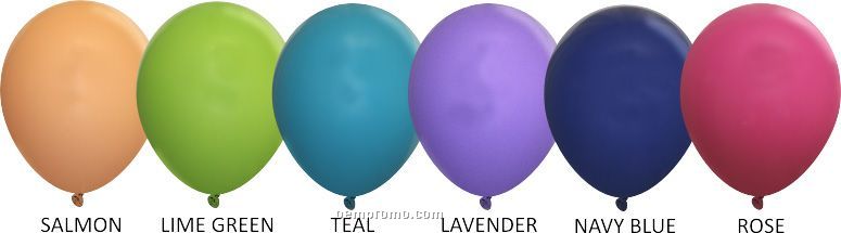 Unimprinted Fashion Opaque Latex Balloons (11")