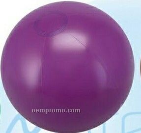 16" Inflatable Solid Purple Beach Ball