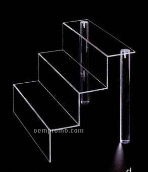 Acrylic Mini Stairway Display Riser (4"X2"X6-3/4")