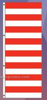 America Forever Rotator Flag Drape (Red/White Stripes)