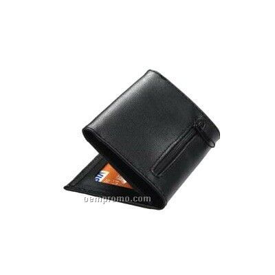 Expandable Business Card Case W/Zipper