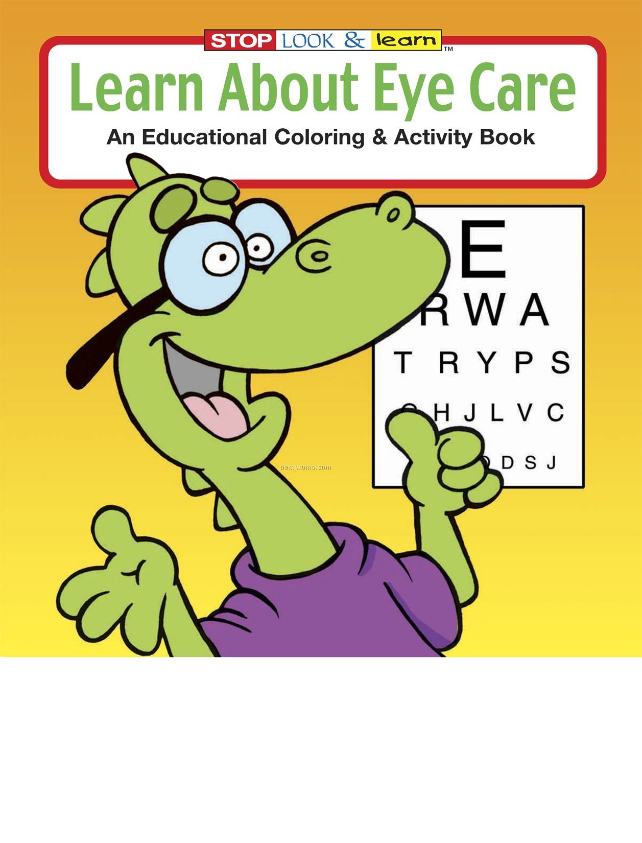 Learn About Eye Care Coloring Book Fun Pack