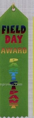 Stock Recognition Ribbon (Pinked Top) - Field Day Participant