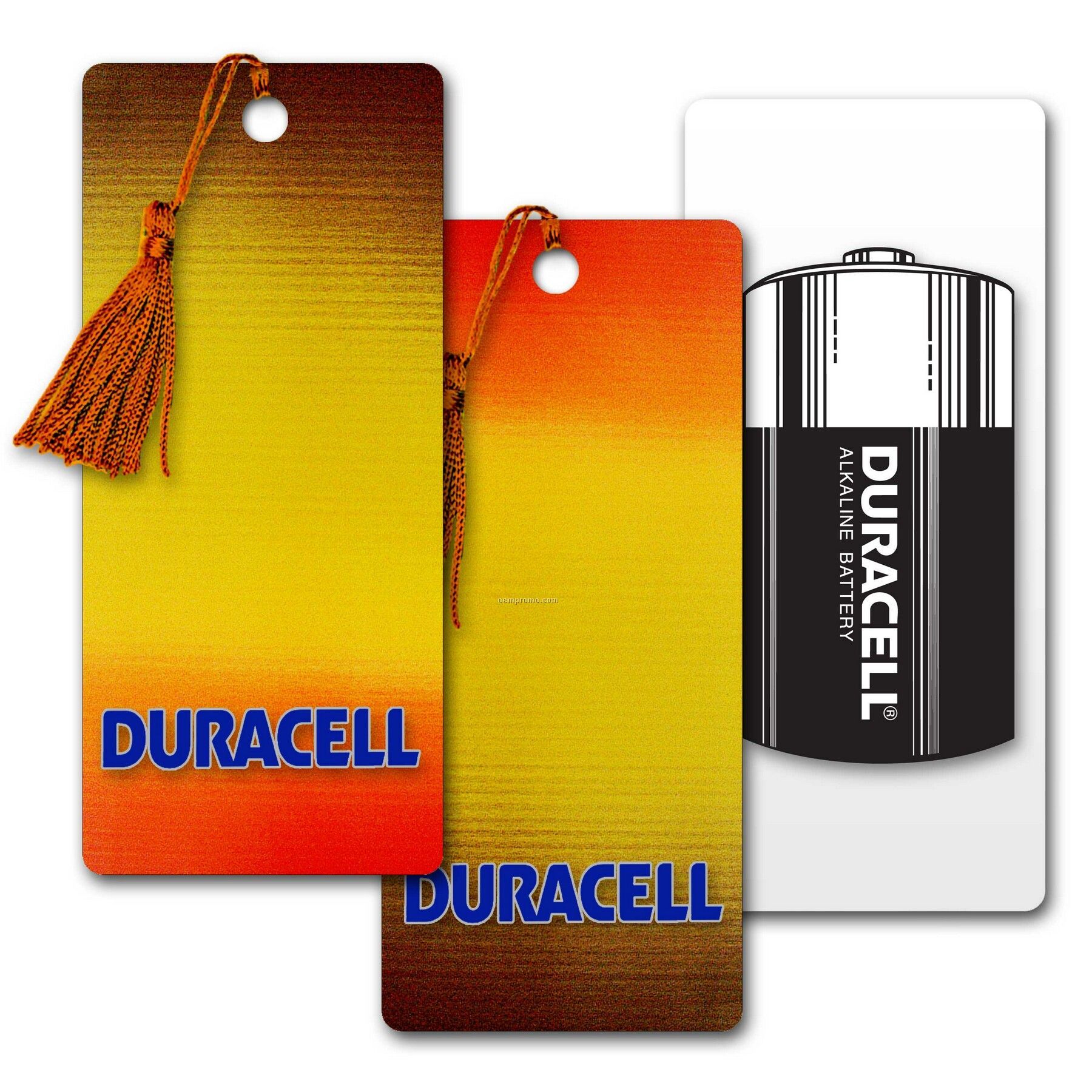 3d Lenticular Pvc Bookmark Yellow/Orange/Black Changing Colors (Custom)