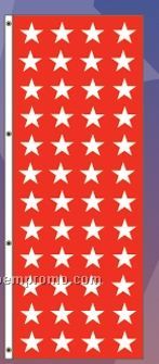 America Forever Rotator Flag Drape (Red/White Stars)