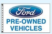 Stock Dealer Logo Flags - Ford Pre-owned