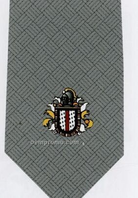 Custom Logo Printed Polyester Tie - Pattern Style T