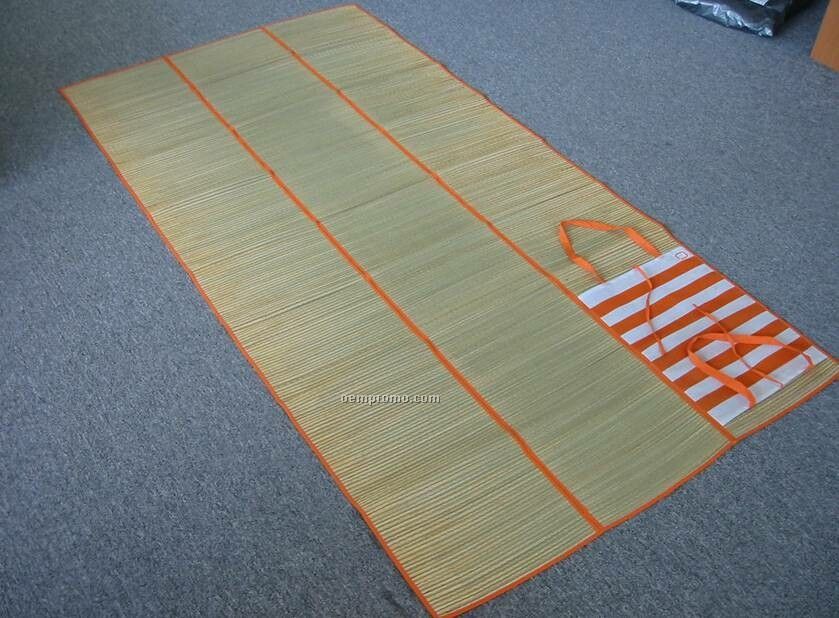 Fold-up Beach Mat With Stripe Accent (27.6
