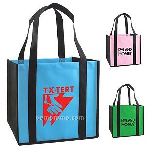 Non-woven Tote With Reinforced Bottom Support Insert