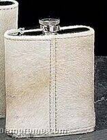 Stainless Steel Honey Hide Leather Flask (7 Oz.)