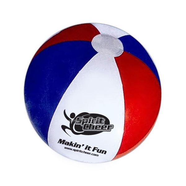 16" Inflatable Beach Ball - Red, White, Blue