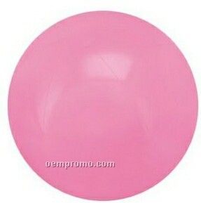 16" Inflatable Solid Pink Beach Ball