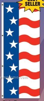 America Forever Rotator Flag Drape (Star/Wavy Stripes)