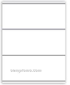 Blank 3-up Laser Label Sheets (3.5"X8.5")
