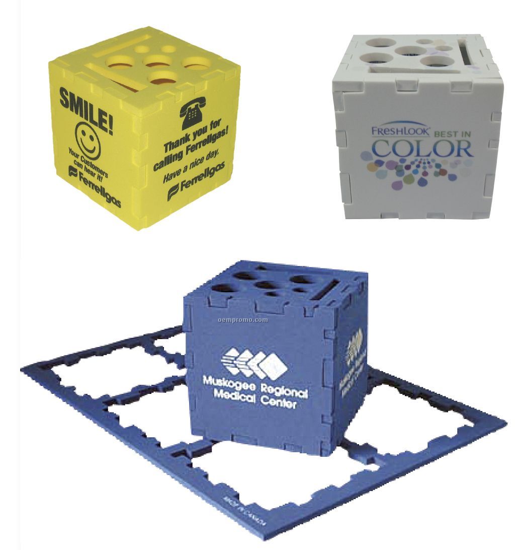 Foam Desktop Puzzle Cube (3")