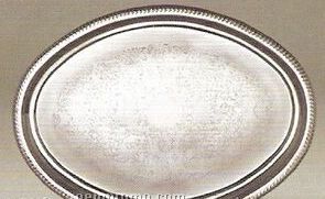 Oval Gadroon Tray W/ Chase