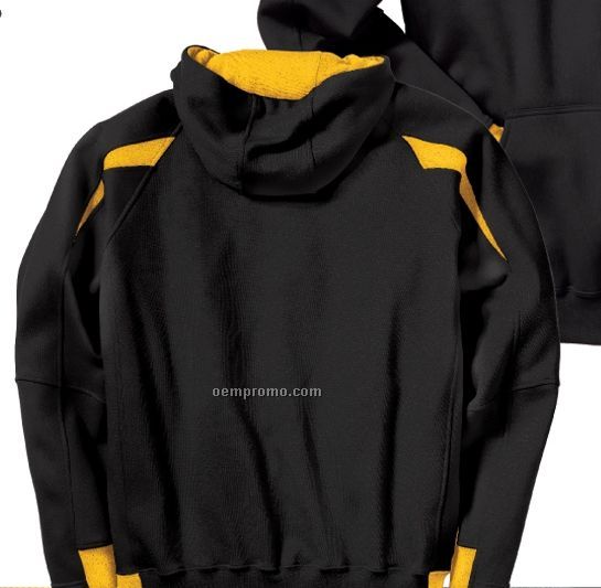 Sport-tek Color-spliced Pullover Hooded Sweatshirt (Xs-xl)