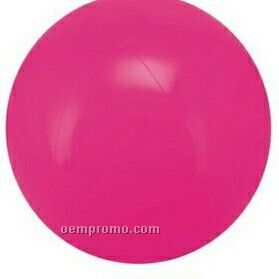 16" Inflatable Solid Hot Pink Beach Ball