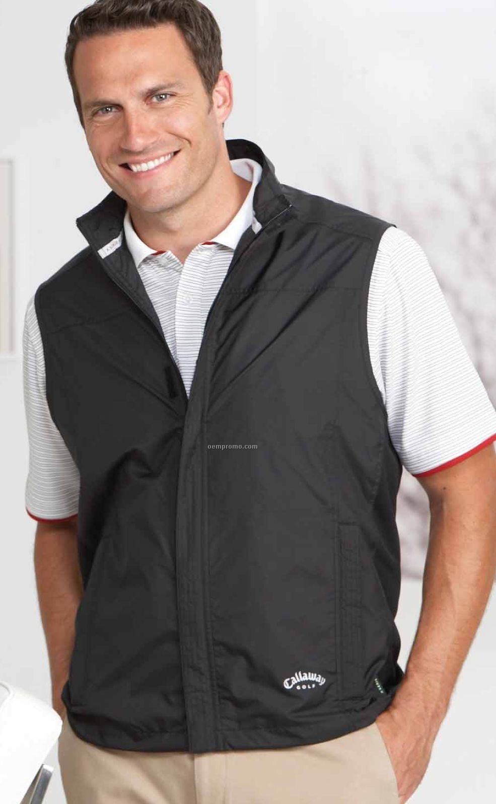 Men's Callaway Micro Fiber Full Zip Vest
