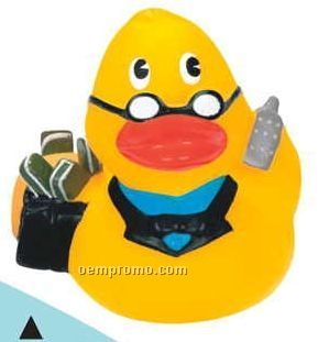 Mini Rubber Financial Duck