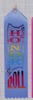 Stock Recognition Ribbon (Pinked Top) - Honor Roll