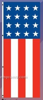 America Forever Rotator Flag Drape (Star/Vertical Stripes)