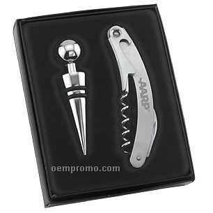 Quality Stainless Steel Wine Bottle Opener And Stopper Set