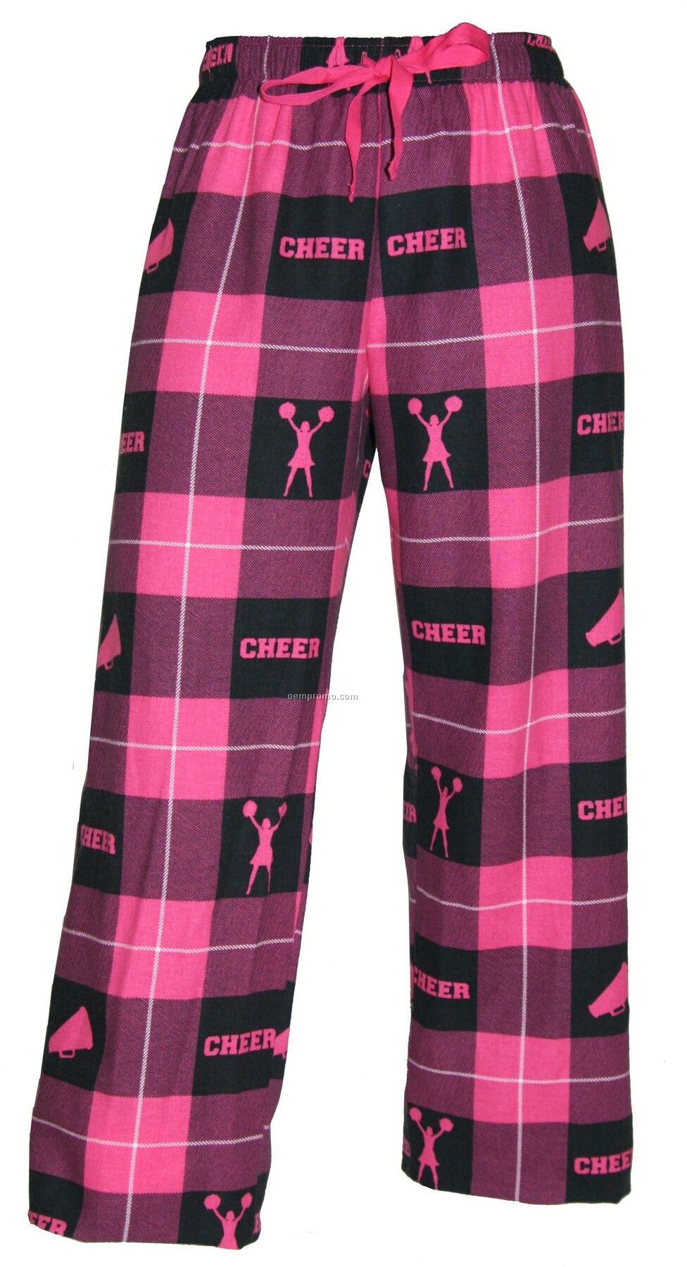 Youth Cheerful Fuchsia Pink Let Loose Flannel Pant