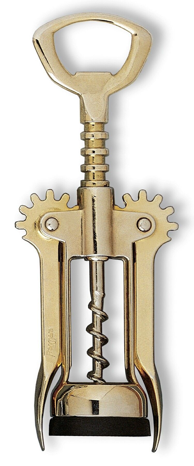 Brass Plated Boxed Wing Corkscrew With Auger Worm
