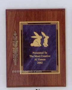 Excellence Reward Plume Plaque (Custom Screened Plate)