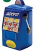 Slot Machine 3 Specialty Keeper Bank - 4.35"X3.5"X7"