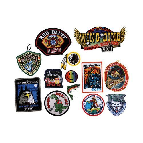 2 1/2" Embroidered Patches - 30% Coverage