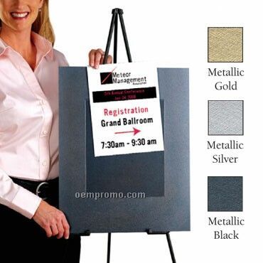 Slip In Sign Holder 10 Pack In Metallic Colors- Blank (16