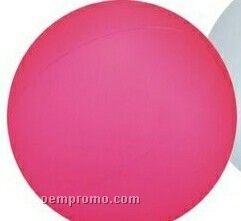 12" Inflatable Opaque Pink Beach Ball