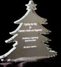 Acrylic Paperweight Up To 16 Square Inches / Christmas Tree 2