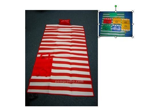 Fold-up Stripe Beach Mat (3 Sizes)