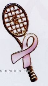 Medical Awareness Tennis Racket Pin