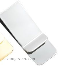 Silver Polished Money Clip