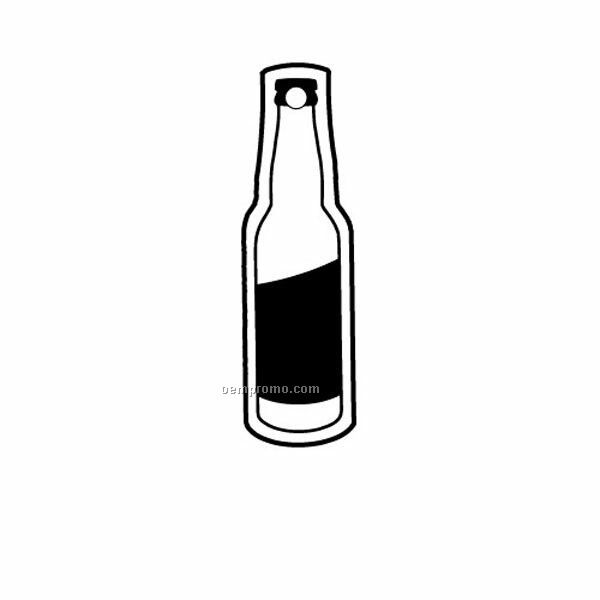 Stock Shape Collection Beer Bottle Key Tag