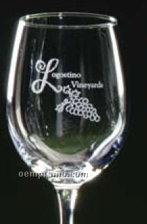 12 Oz. Afficiando Stemmed Wine Glass - Set Of 2