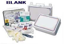25 Person First Aid Kit With Metal Case - Blank
