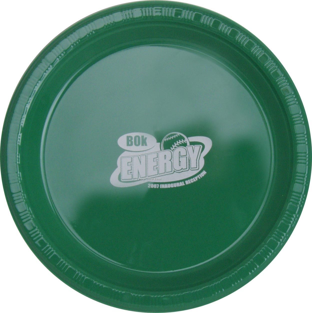 9" Round Emerald Green Colorware Paper Plate