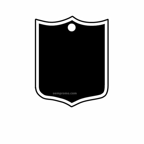 Stock Shape Collection Shield 8 Key Tag