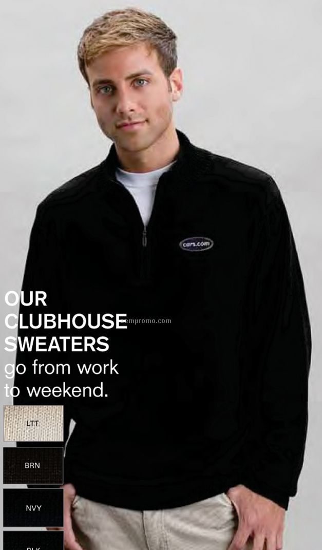 1/4 Zip Clubhouse Sweater